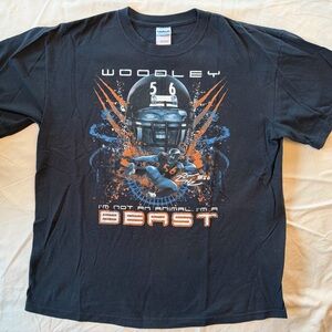 Black Men’s Tee with LaMarr Woodley graphic